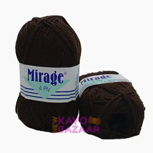 Mirage 4 ply 044 peat brown