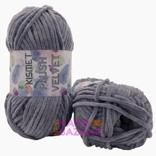 Plush velvet 14 grey 1 14 grey