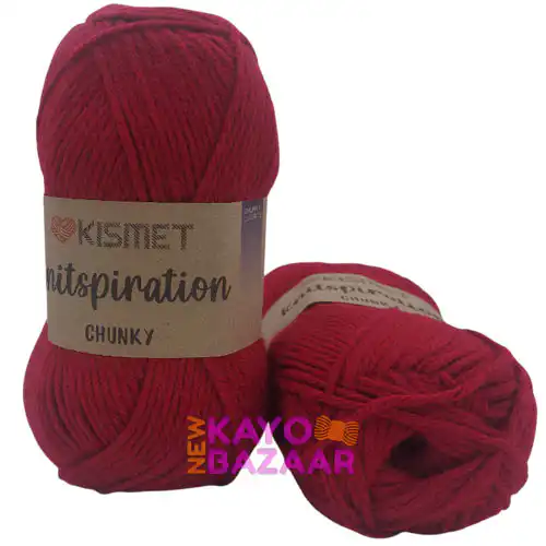 Knitspiration chunky k28 claret red