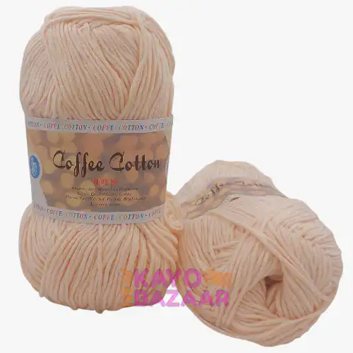 Coffee cotton 3 peach lot a