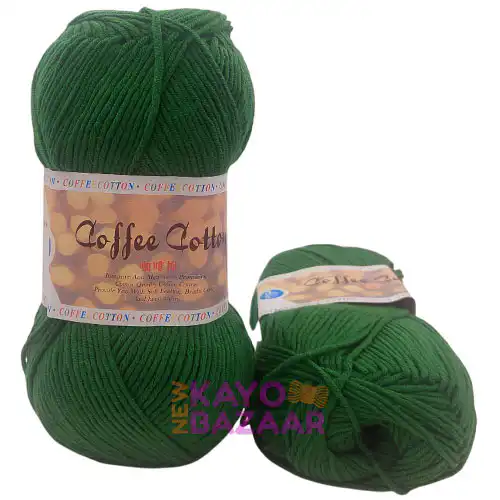 Coffee cotton 12 lot a dark olive