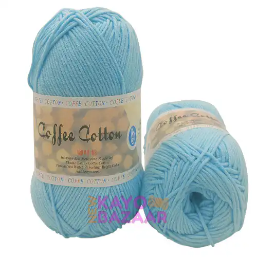 Coffee cotton 47 lot 26 aqua