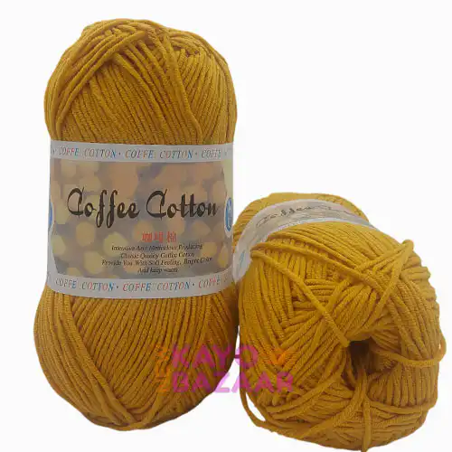 Coffee cotton 61 lot 57 mustard