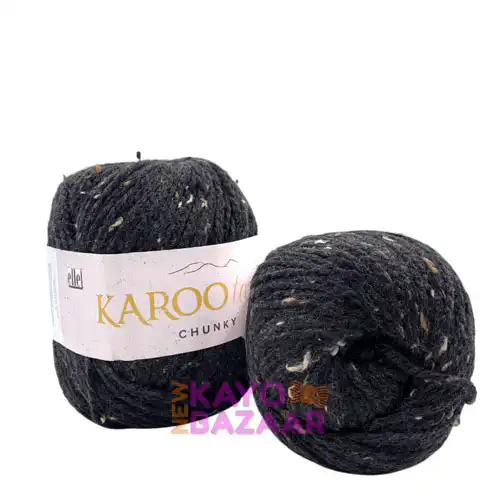 Karoo Tweed chunky 017 Black