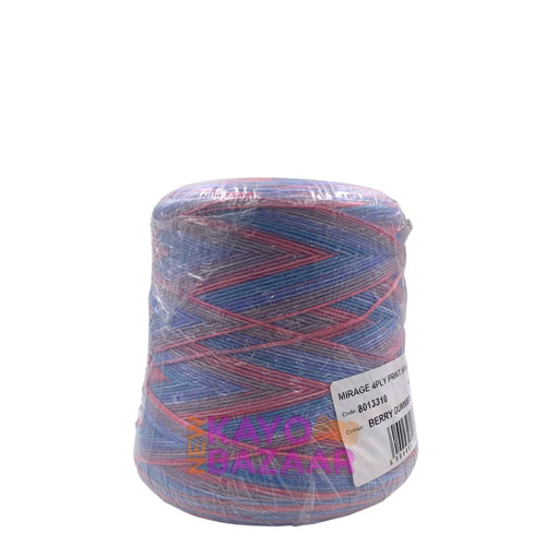 Mirage 4 ply print cone 310 Berry Gummies